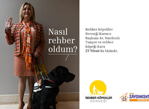 23 Nisan Ulusal Egemenlik ve Çocuk Bayramı’nda Türkiye’nin ilk rehber köpeği Kara, Özel Saygınkent Anaokulu’nda
